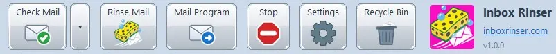 The Inbox Rinser toolbar
